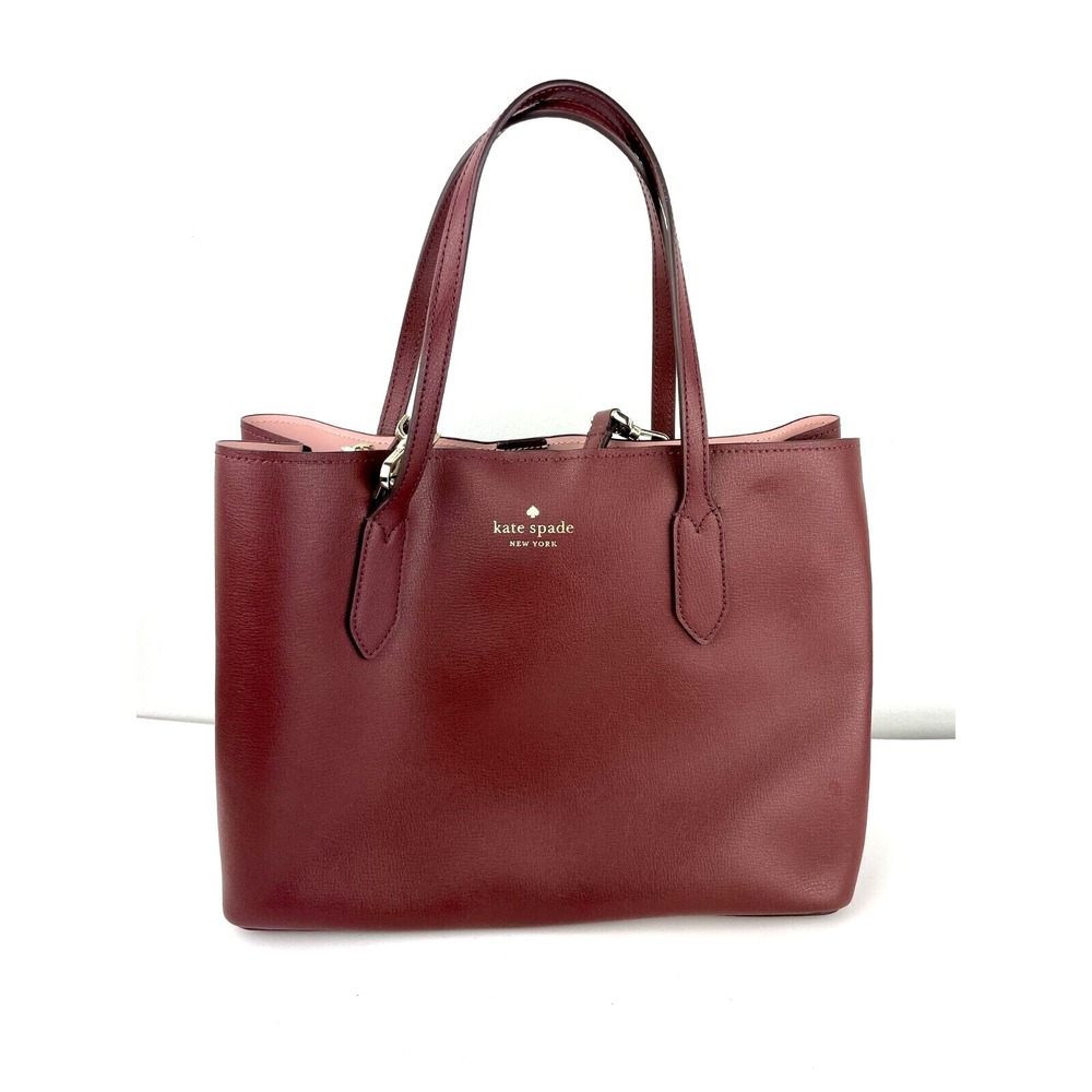 Kate Spade New York Handbag Purse Harper Satchel in Leather Cherrywood NWT‎ $359